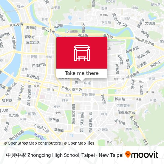 中興中學 Zhongxing High School地圖