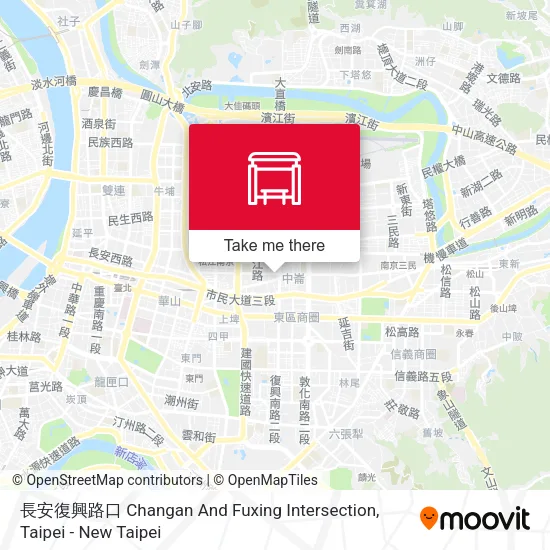 長安復興路口 Changan And Fuxing Intersection地圖