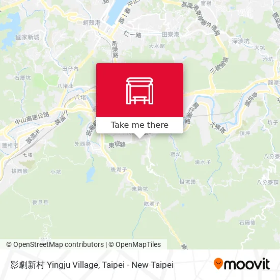 影劇新村 Yingju Village地圖