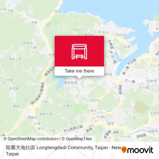 龍騰大地社區 Longtengdadi Community map
