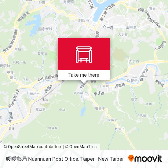 暖暖郵局 Nuannuan Post Office map