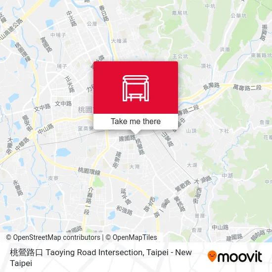 桃鶯路口 Taoying Road Intersection map