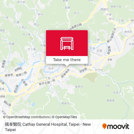 國泰醫院 Cathay General Hospital map