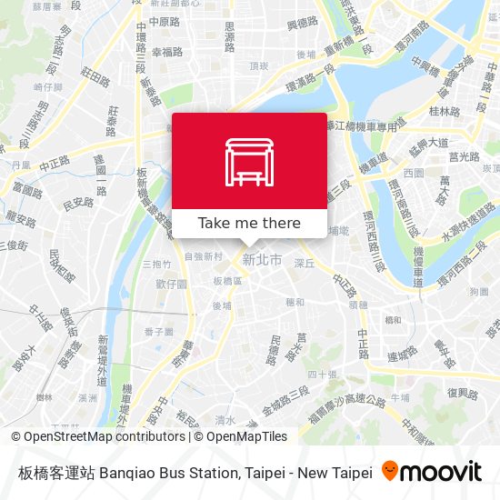 板橋客運站 Banqiao Bus Station map