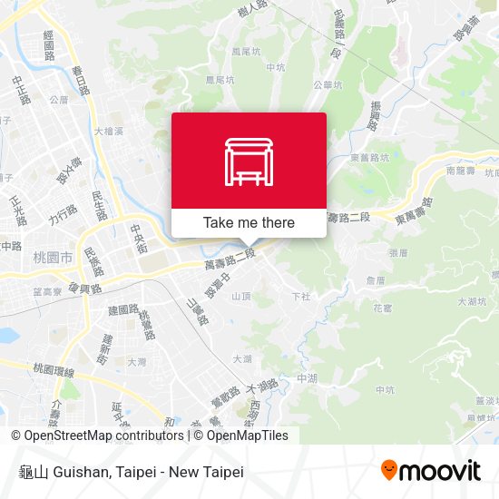 龜山 Guishan map
