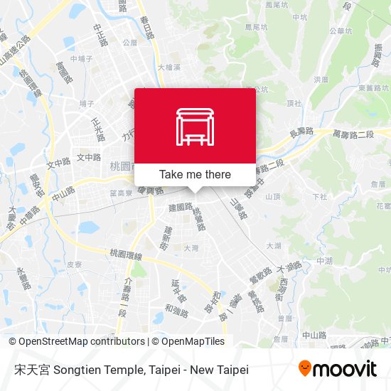 宋天宮 Songtien Temple地圖