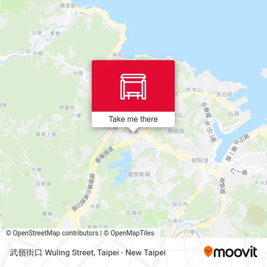 武嶺街口 Wuling Street map