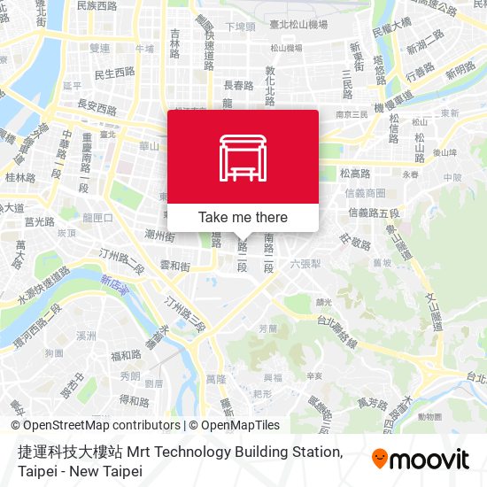 捷運科技大樓站 Mrt Technology Building Station map