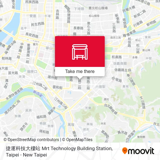 捷運科技大樓站 Mrt Technology Building Station地圖