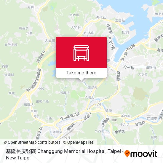 基隆長庚醫院 Changgung Memorial Hospital map