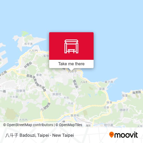 八斗子 Badouzi map