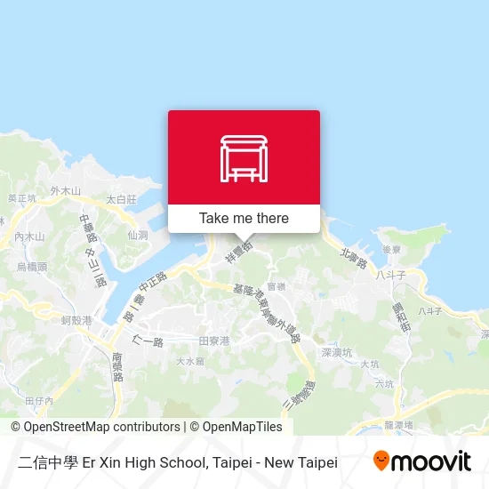 二信中學 Er Xin High School map