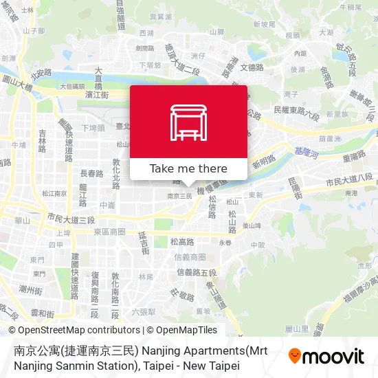 南京公寓(捷運南京三民) Nanjing Apartments(Mrt Nanjing Sanmin Station)地圖