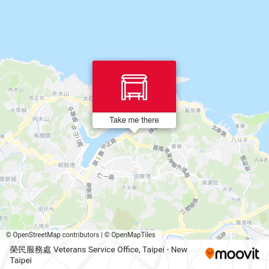 榮民服務處 Veterans Service Office map