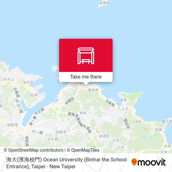 海大(濱海校門) Ocean University (Binhai the School Entrance) map