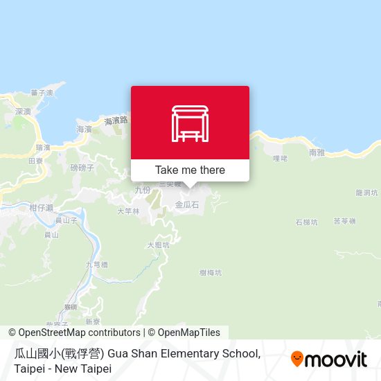 瓜山國小(戰俘營) Gua Shan Elementary School地圖
