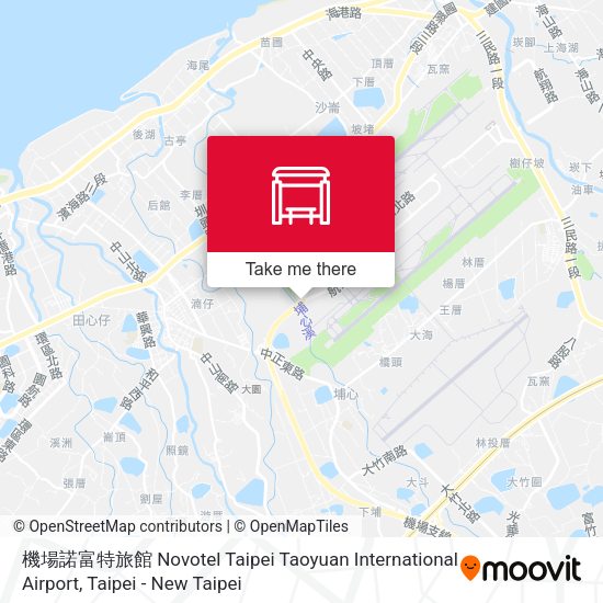 機場諾富特旅館 Novotel Taipei Taoyuan International Airport地圖