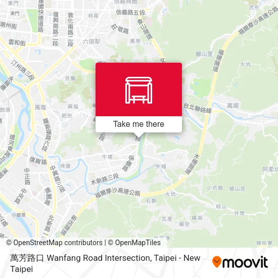 萬芳路口 Wanfang Road Intersection地圖