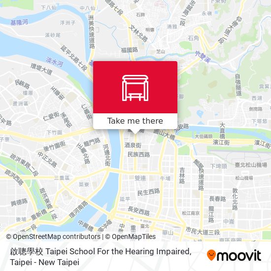 啟聰學校 Taipei School For the Hearing Impaired map