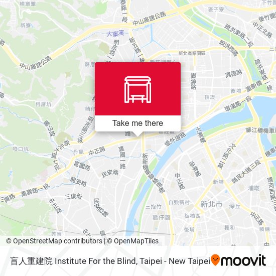 盲人重建院 Institute For the Blind地圖