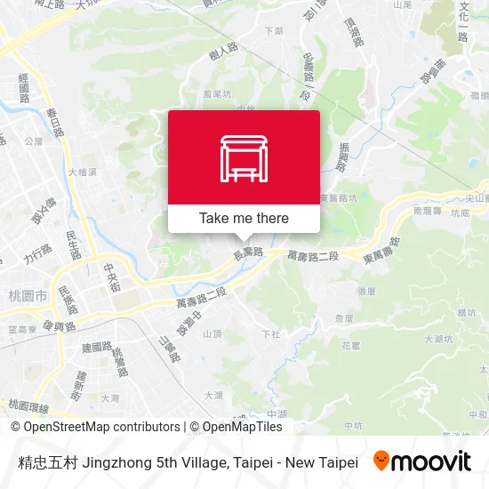 精忠五村 Jingzhong 5th Village map
