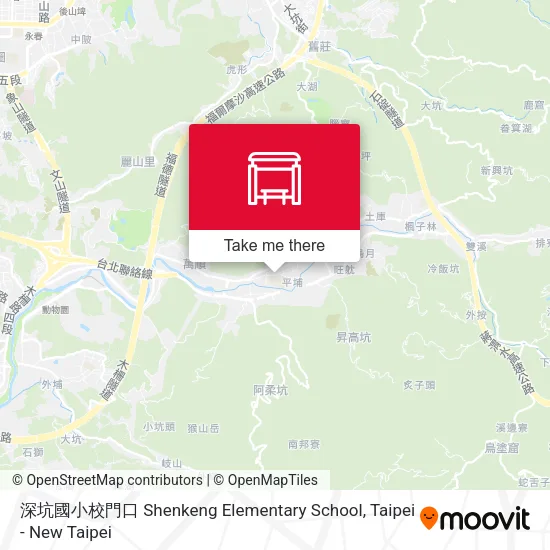 深坑國小校門口 Shenkeng Elementary School map
