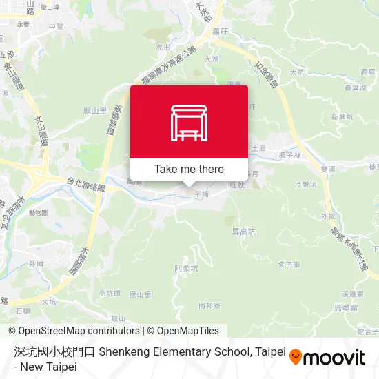 深坑國小校門口 Shenkeng Elementary School map