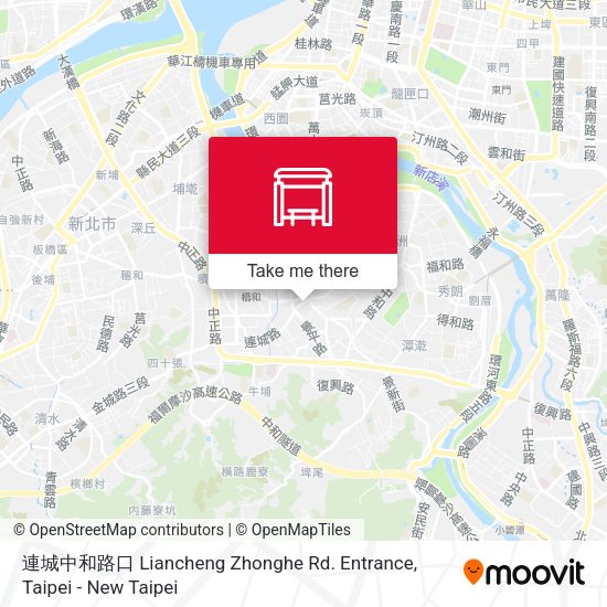 連城中和路口 Liancheng Zhonghe Rd. Entrance map