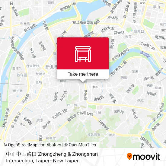 中正中山路口 Zhongzheng & Zhongshan Intersection地圖