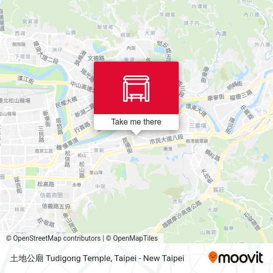 土地公廟 Tudigong Temple地圖