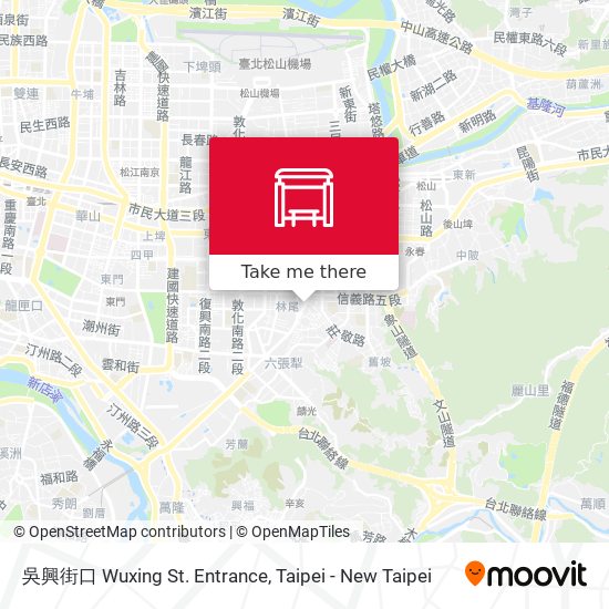 吳興街口 Wuxing St. Entrance地圖