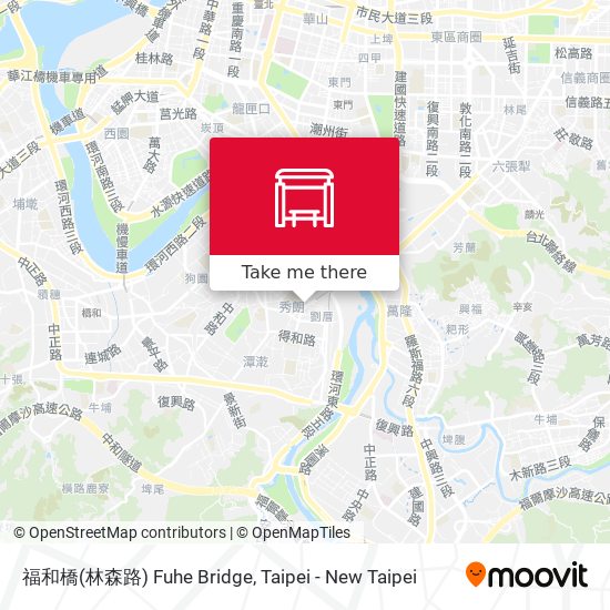 福和橋(林森路) Fuhe Bridge map