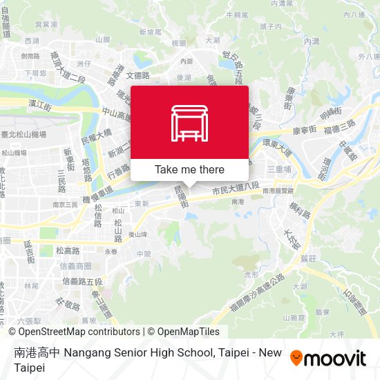 南港高中 Nangang Senior High School map