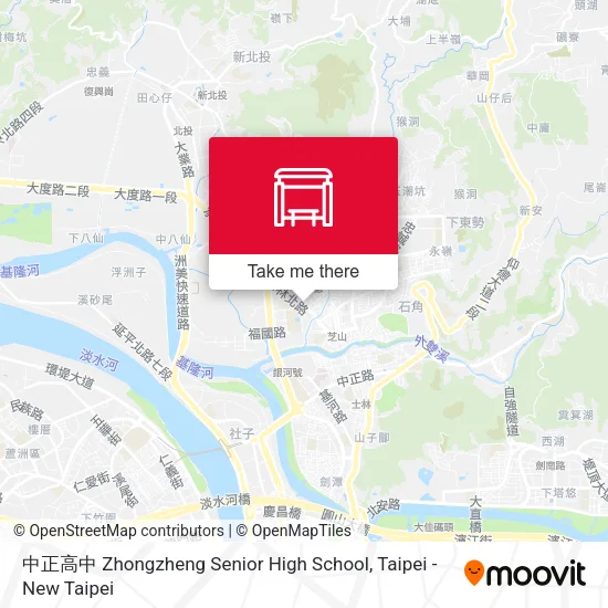中正高中 Zhongzheng Senior High School map
