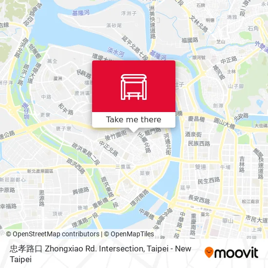忠孝路口 Zhongxiao Rd. Intersection地圖
