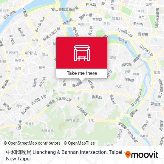 中和國稅局 Liancheng & Bannan Intersection地圖