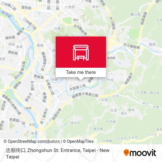 忠順街口 Zhongshun St. Entrance map