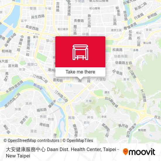大安健康服務中心 Daan Dist. Health Center地圖