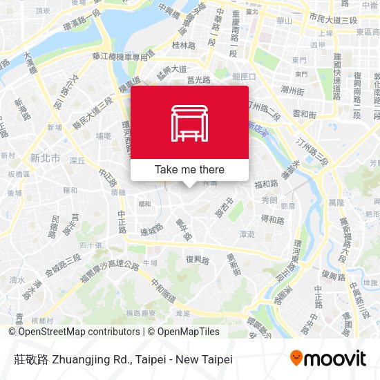 莊敬路 Zhuangjing Rd. map