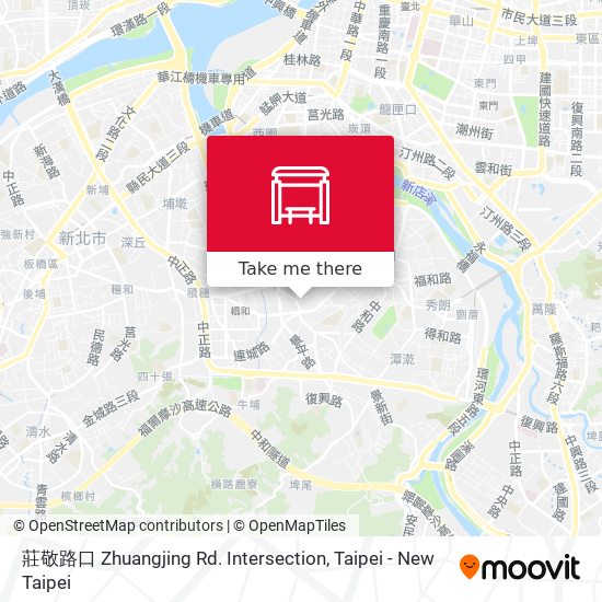 莊敬路口 Zhuangjing Rd. Intersection map