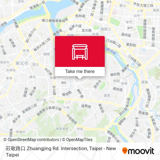 莊敬路口 Zhuangjing Rd. Intersection map