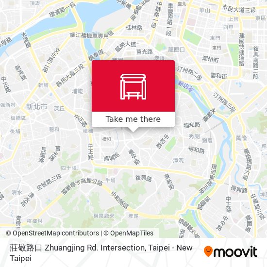 莊敬路口 Zhuangjing Rd. Intersection map