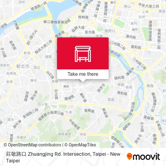 莊敬路口 Zhuangjing Rd. Intersection map