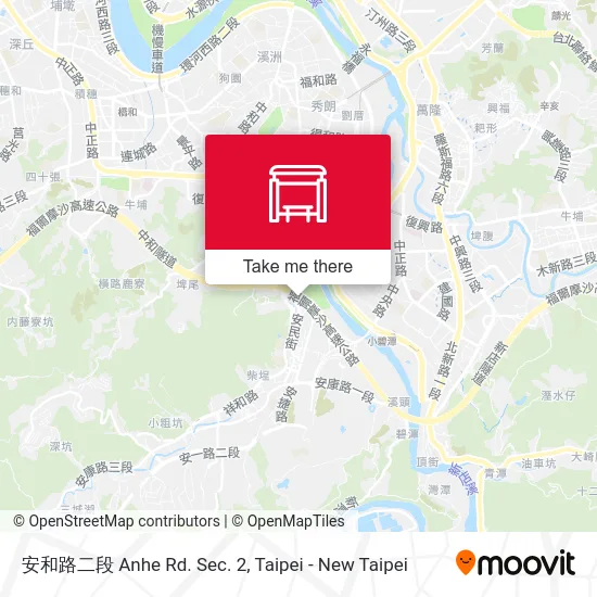 安和路二段 Anhe Rd. Sec. 2 map