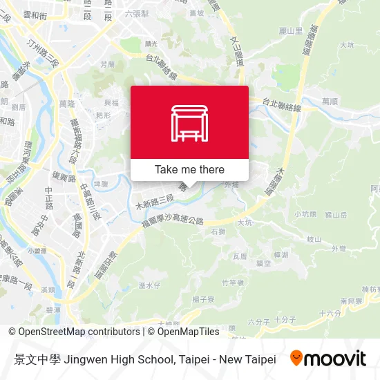 景文中學 Jingwen High School map