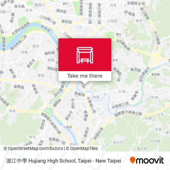 滬江中學 Hujiang High School map