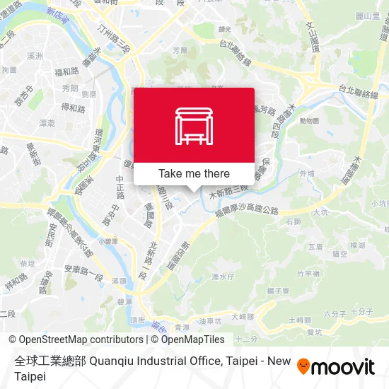 全球工業總部 Quanqiu Industrial Office map