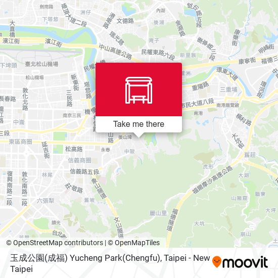 玉成公園(成福) Yucheng Park(Chengfu)地圖