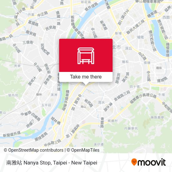 南雅站 Nanya Stop map