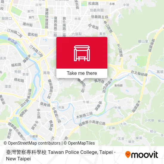 臺灣警察專科學校 Taiwan Police College地圖